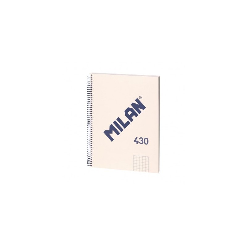 CUADERNO A4 120H ESPIRAL LIN430 95GR BEIGE