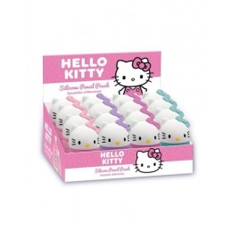 ESTUCHE CILINDRICO SILICONA HELLO KITTY