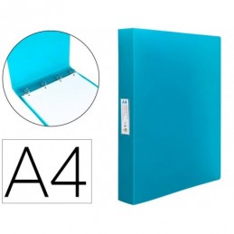 CARPETA LIDERPAPEL 4A 25MM PP A4 CELESTE OPACO