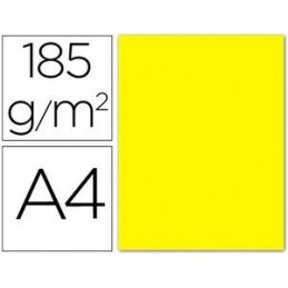 CARTULINA A4 AMARILLO CANARIO E/50 uds