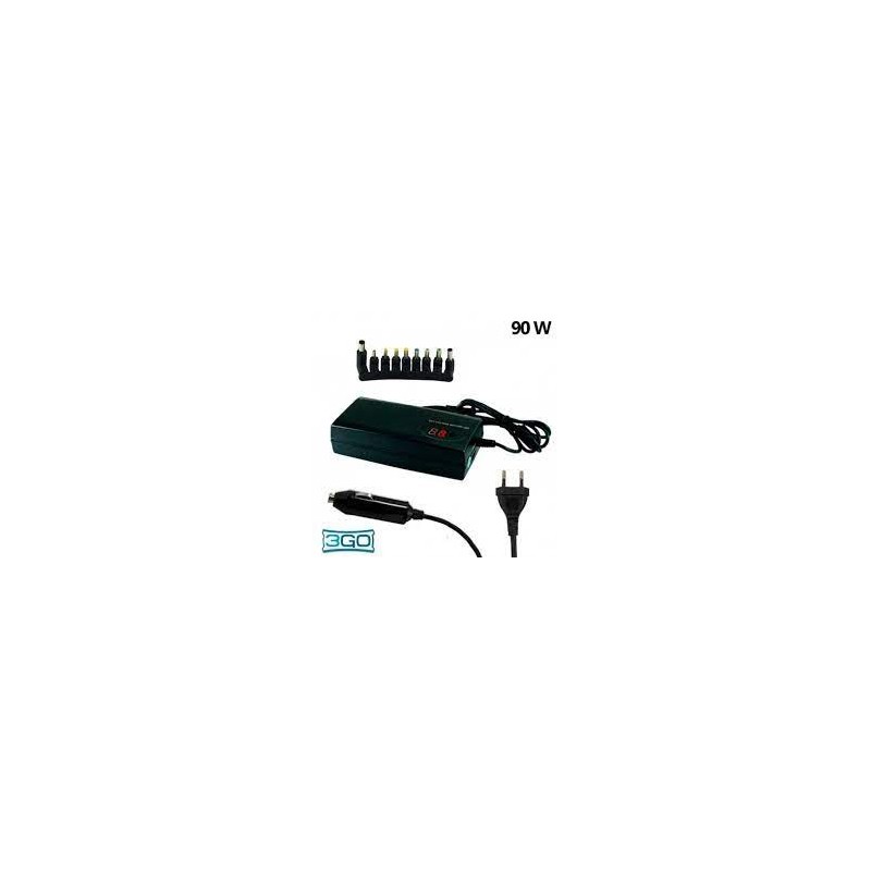 3GO CARGADOR 90W DIG CASA COCHE 9PUNT +USB I