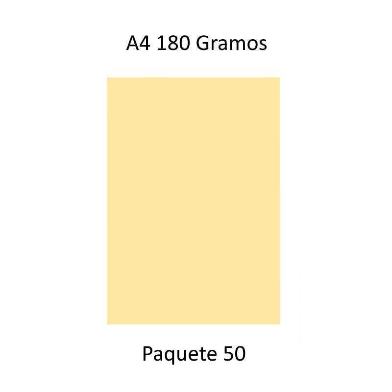 CARTULINA A4 VAINILLA E/50 uds