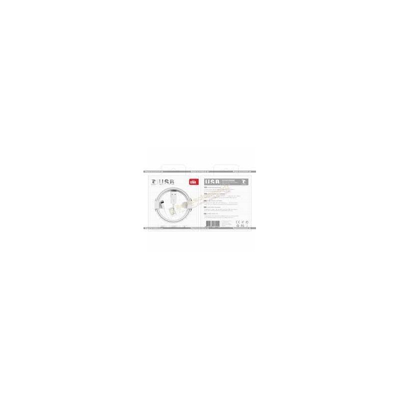 LT PLUS B7000 CABLE LIGTHNING 1MT BLANCO 2.0 AMP