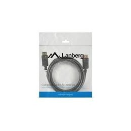CABLE LANBERG DISPLAYPORT M/M 4K 3MTS
