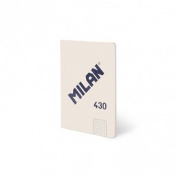 LIBRETA A5 48H CUADRICULA 95GR 21x13.5CM BEIGUE