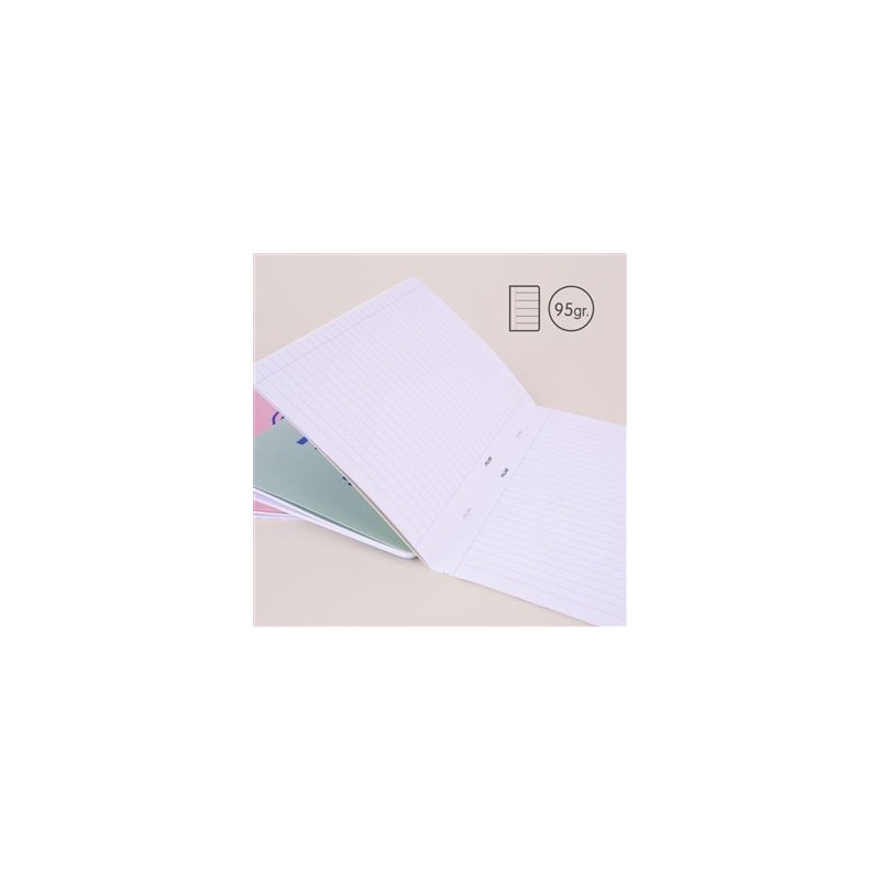 LIBRETA A5 BEIGE 24H LINEAS 460