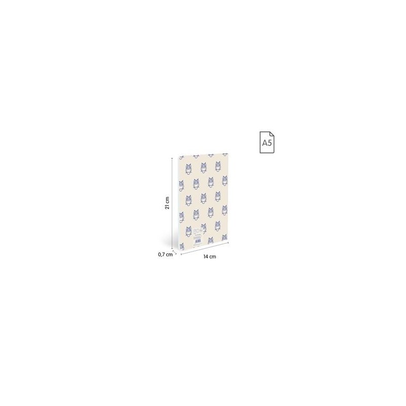 LIBRETA A5 BEIGE 24H LISA 460