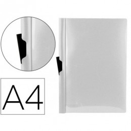 CARPETA DOSSIER PINZA LATERAL TRANSPARENTE 60 H PP