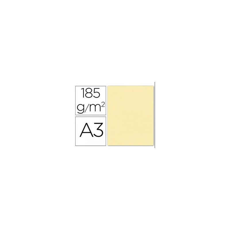 CARTULINA A3 OCRE E/25 UDS