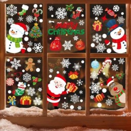 ADORNO GEL VENTANA NAVIDAD