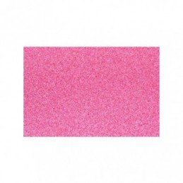 LAMINA GOMA EVA 20x30 ROSA EFECTO PURPURINA