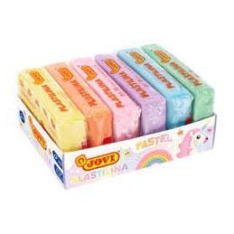 PLASTILINA JOVI 70 50 GRS COLORES PASTELES