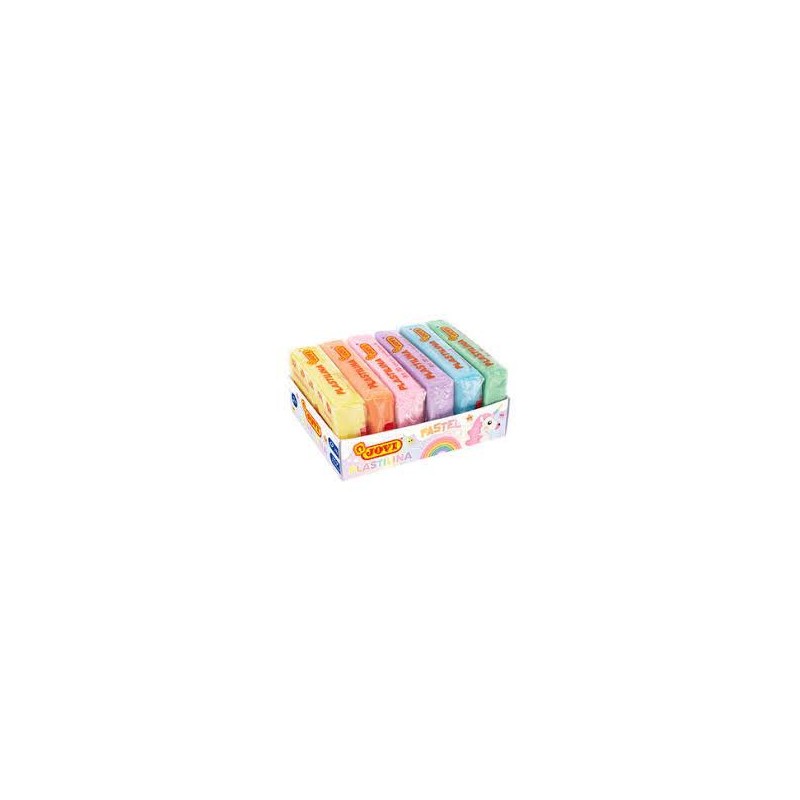 PLASTILINA JOVI 70 50 GRS COLORES PASTELES