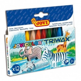 CERAS JOVICOLOR TRIWAX CAJA 12 COLORES