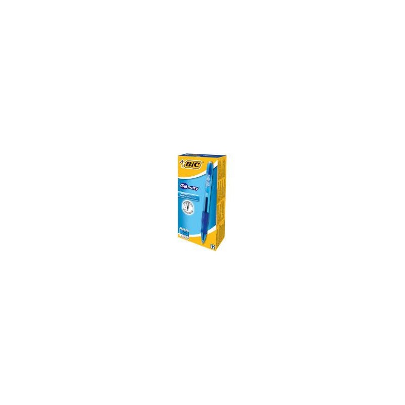 BOLIGRAFO BIC VELOCITY GEL CLIC AZUL