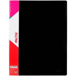 CARPETA 20 FUNDAS A4 NEGRA FACTIS