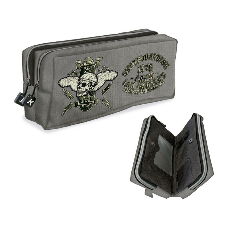 PORTATODO DOBLE SENFORT RADIKAL SKATE GRIS
