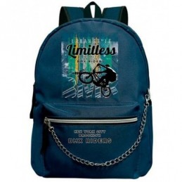 MOCHILA C/CADENA SENFORT BMX AZUL LIMITLESS
