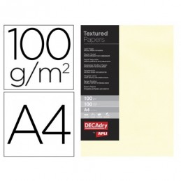 APLI 100 HOJAS DE PAPEL VERJURADO 100GR 100GR A4