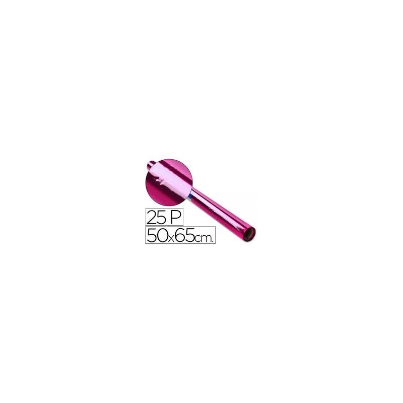 PAPEL CELOFAN ROLLO ROSA 25UDS