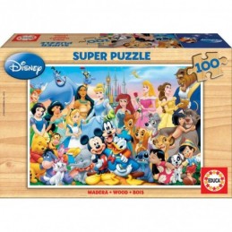 PUZZLE 100 PIEZAS EL MARAVILLOSO MUNDO DE DISNEY