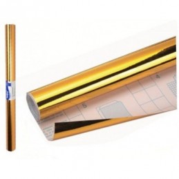 PAPEL METALIZADO ROLLO 1x3 ORO