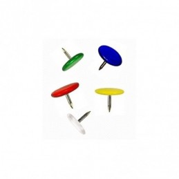 CHINCHETAS DE COLORES E/100UDS