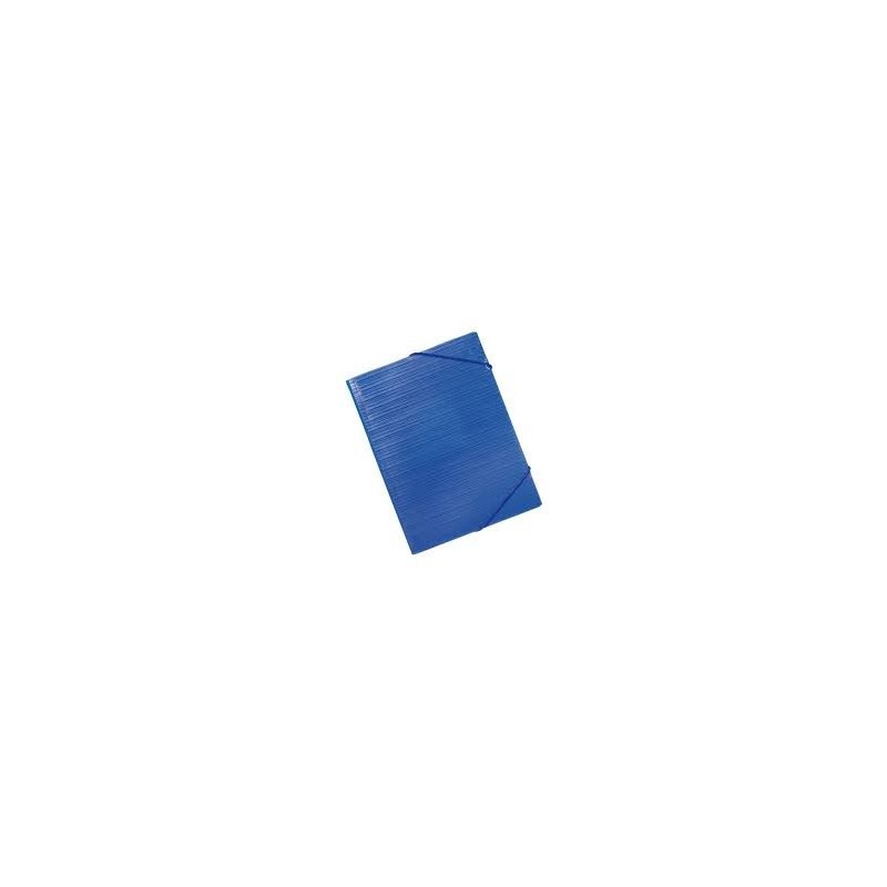 CARPETA GOMAS AZUL FACTIS CON RAYAS