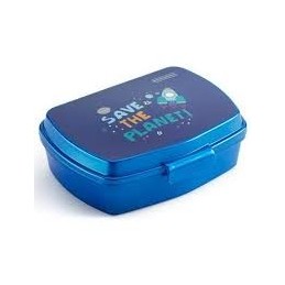 PORTAMERIENDAS TUPPER AZUL SAVE THE PLANET!