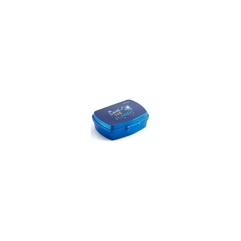PORTAMERIENDAS TUPPER AZUL SAVE THE PLANET!