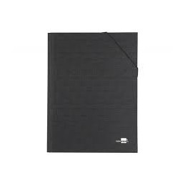 CARPETA CLASIFICADORA CARTON FORRADO NEGRA