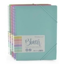 CARPETA DE 20 FUNDAS ESPIRAL 350 BLUSH