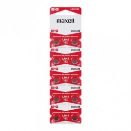 PILAS MAXELL ALCALINAS DE BOTON LR41/192
