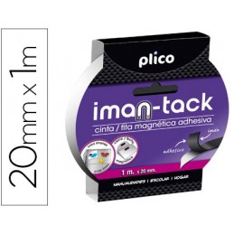 CINTA MAGNETICA ADHESIVA IMAN TACK 1MT