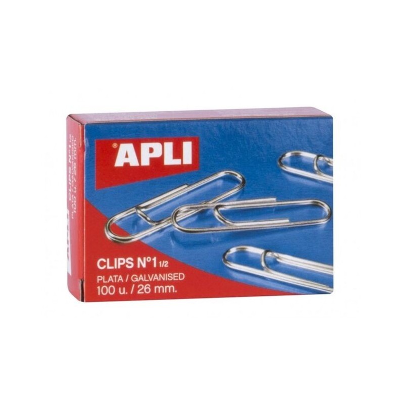 CLIPS NIQUELADOS N 1 1/2  100 UDS/ 26 mm