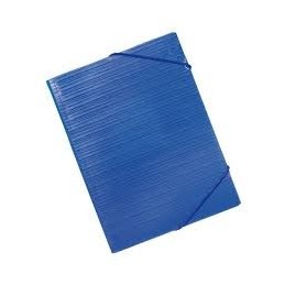 CARPETA GOMAS AZUL FACTIS CON RAYAS