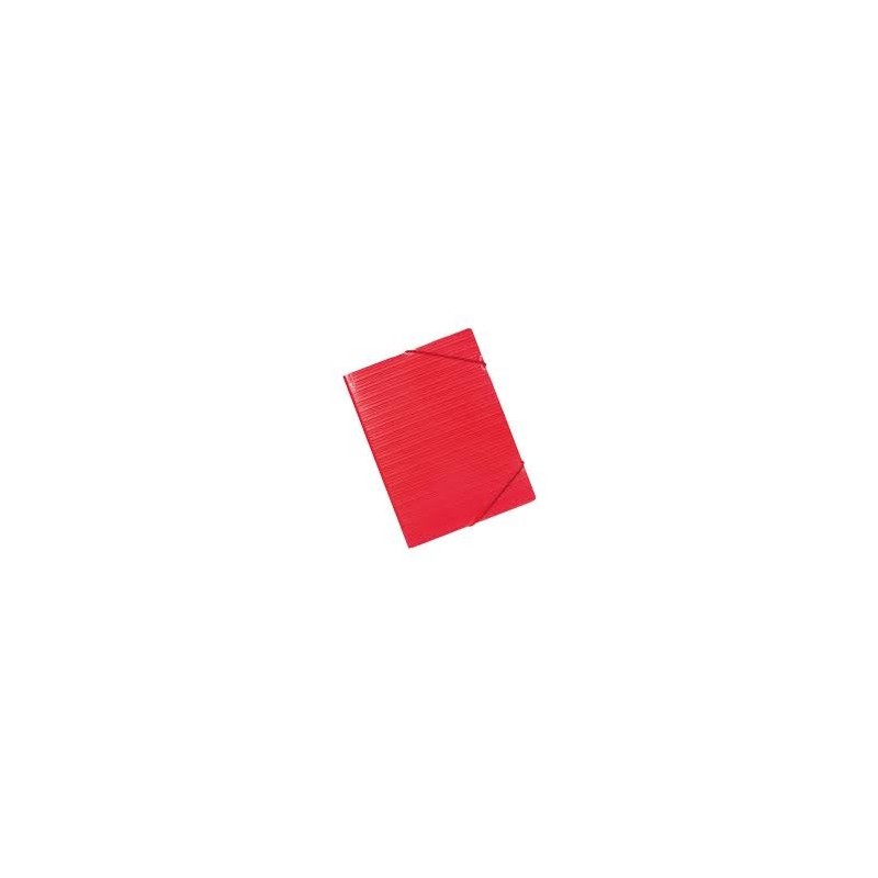 CARPETA GOMAS ROJO FACTIS CON RAYAS