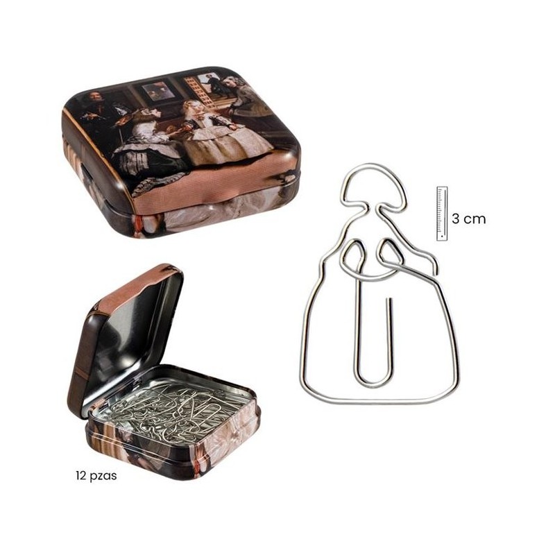 SET 12 CLIPS MENINAS EN LATA