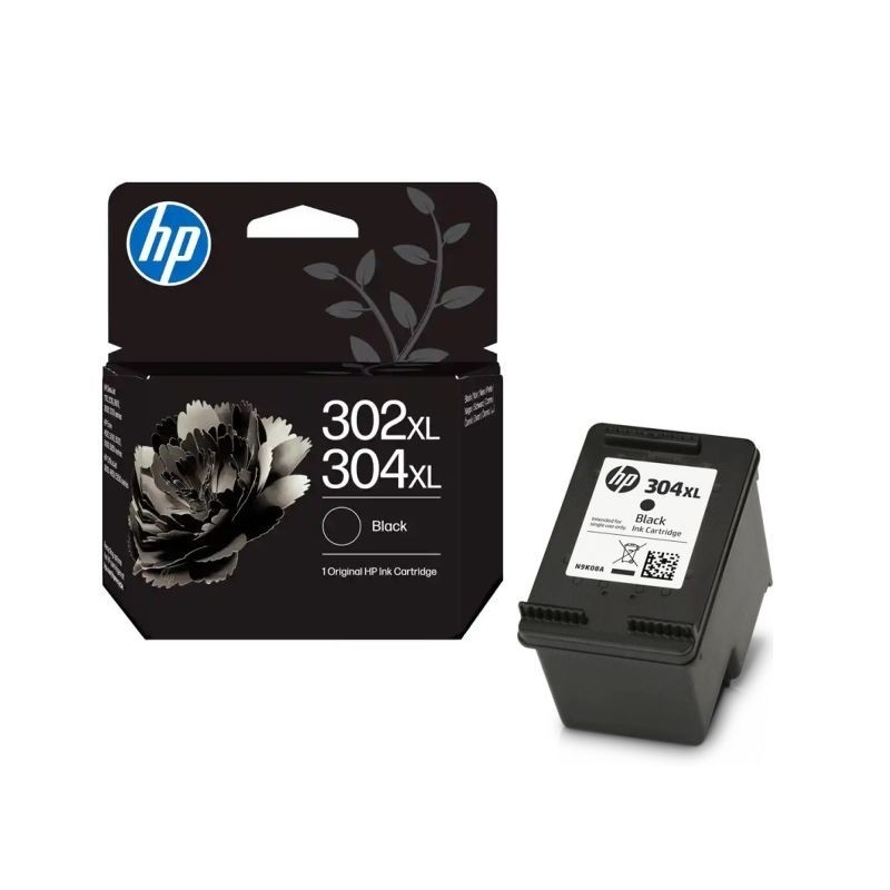 HP 302XL 304XL NEGRO CARTUCHO DE TINTA ORIGINAL