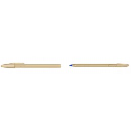 BIC CRISTAL GLACE TINTA AZUL COLOR ORO