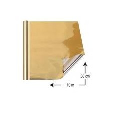 PAPEL METALIZADO ROLLO ORO