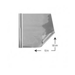 PAPEL METALIZADO ROLLO PLATA