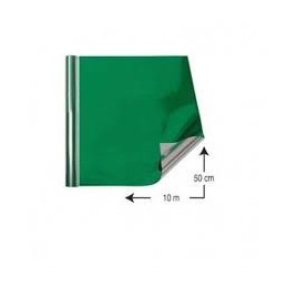 PAPEL METALIZADO ROLLO VERDE