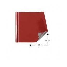 PAPEL METALIZADO ROLLO ROJO
