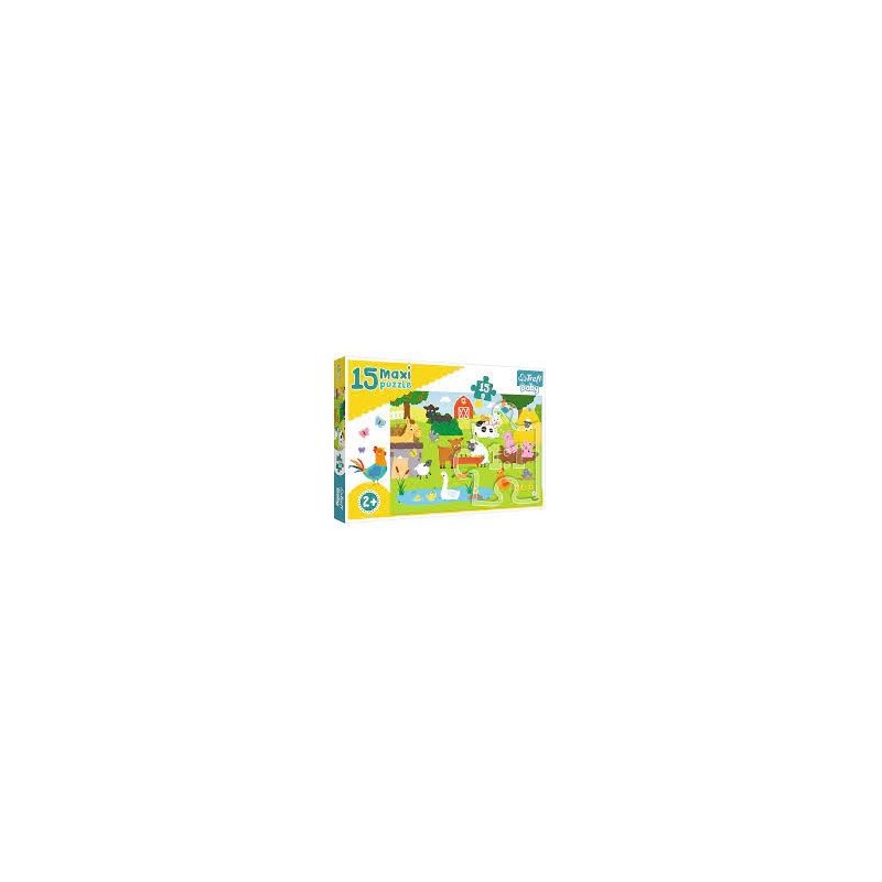 PUZZLE MAXI ANIMALES GRANDE 15 PZS