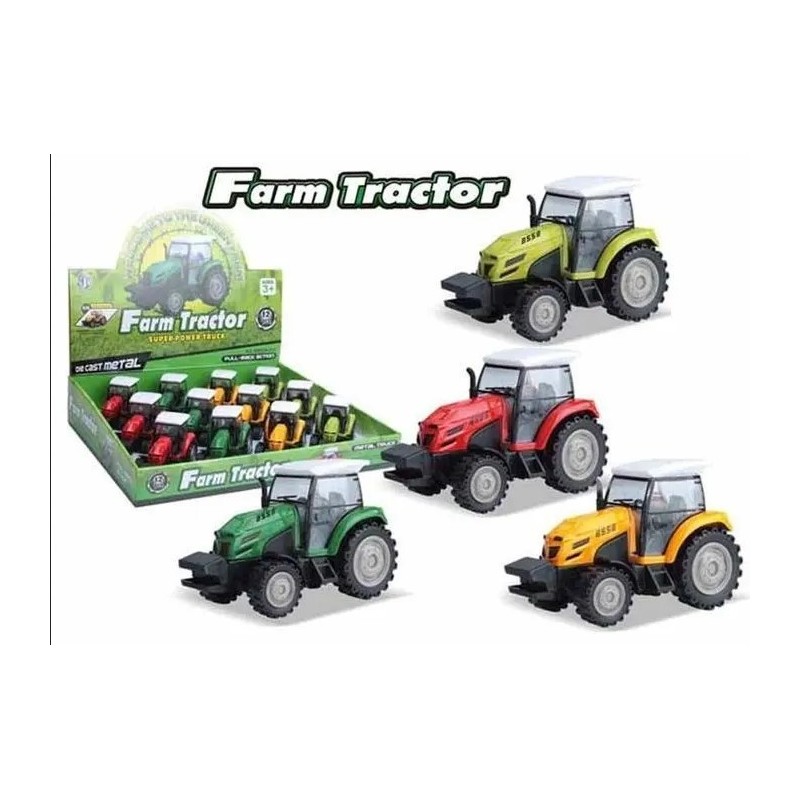 TRACTORES PULL BACK ACTION SURTIDOS 4 MODELOS