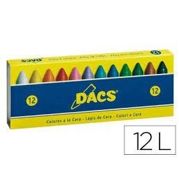 ESTUCHE 12 CERAS DACS