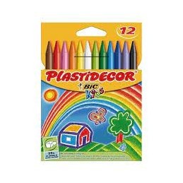 CERAS PLASTIDECOR 12 COLORES