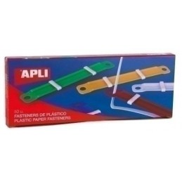FASTENER DE PLASTICO COLORES SURTIDOS 90x12 MM 50U