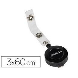 CORDON EXTENSIBLE IDENTIFICADOR Q-CONNECT 3x60mm